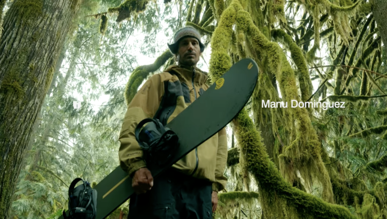 Snowboard freeride – Manu Dominguez i&nbsp;United Shapes